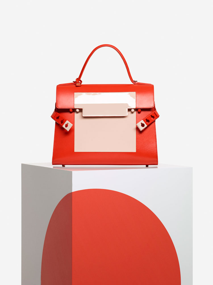 Delvaux Tempete MM in Supple Calf Bi-Colour — Runway Story